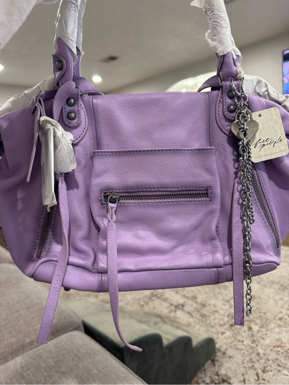 🔮 NWT SOLD OUT We The Free Baby Emerson Tote in Lilac